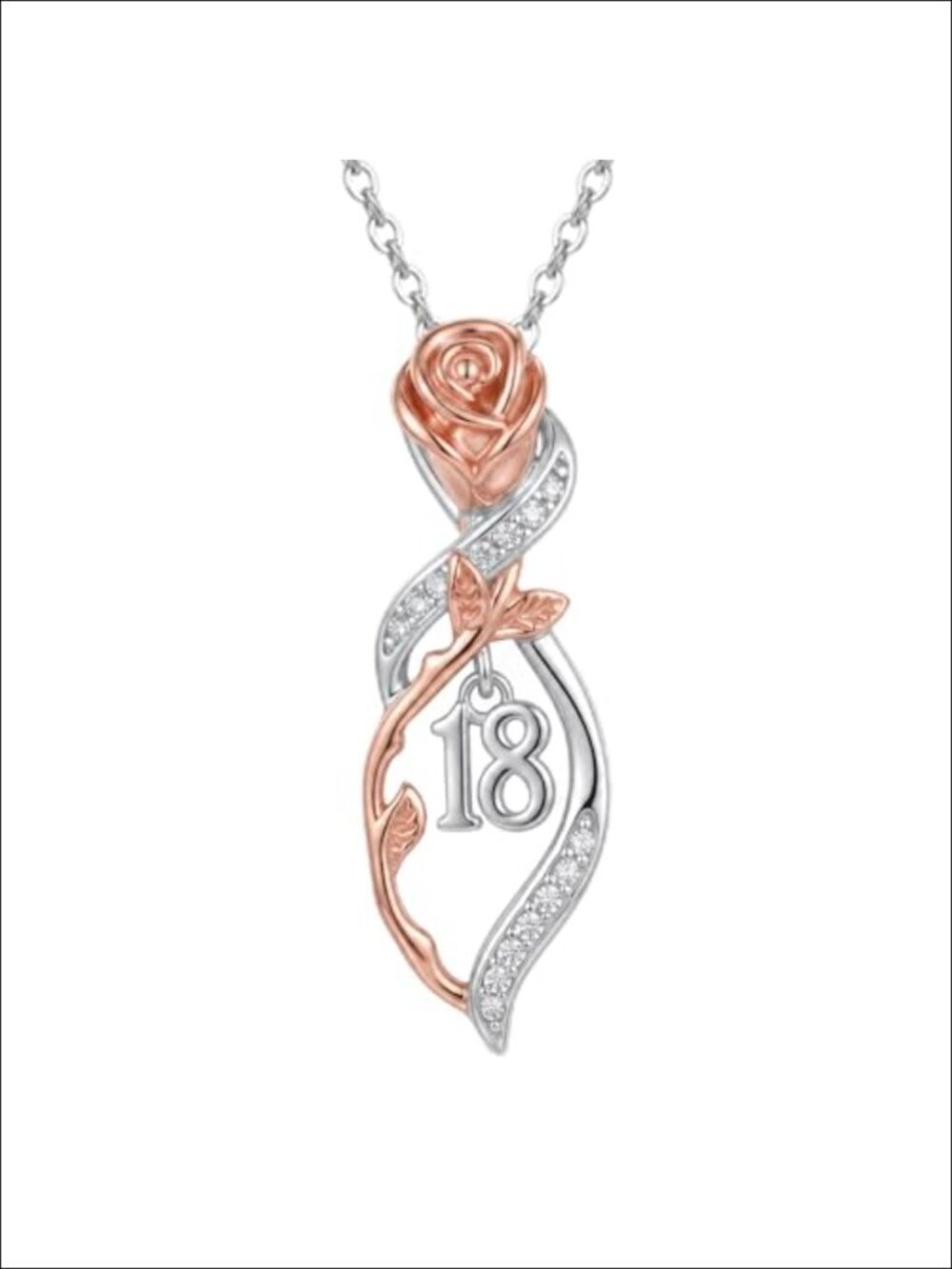 18th Birthday Gifts for Women 925 Sterling Silver Pendant Necklace
